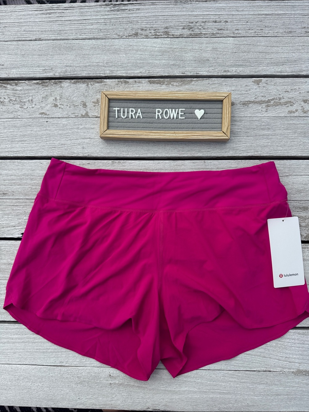 Lululemon Speed Up High Rise Short 4” Mesh Vent Pink Flare XL NWT